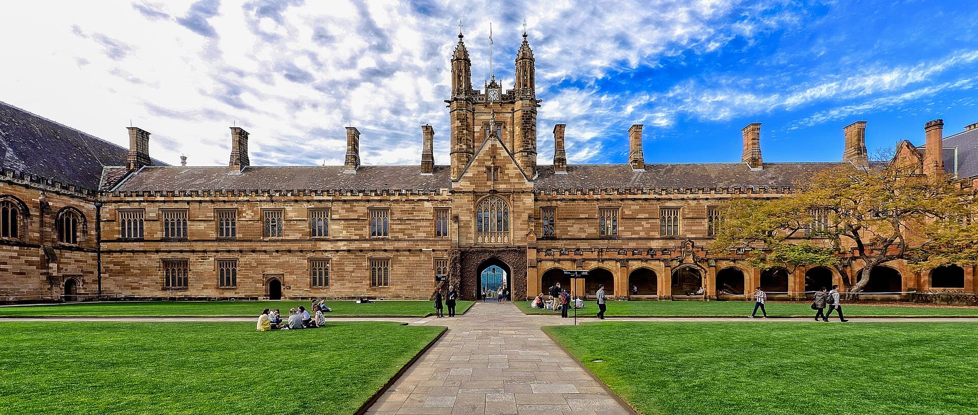 The Main Quadrangle at the University of Sydney